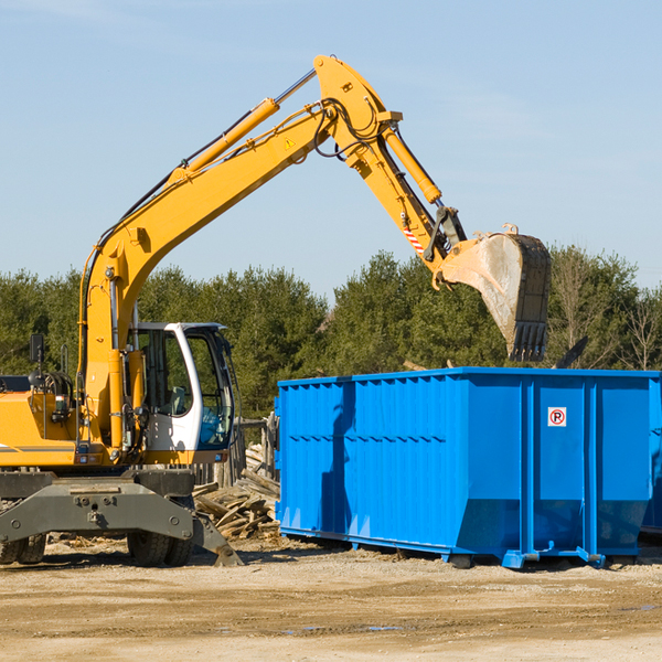 can i choose the location where the residential dumpster will be placed in Conception Missouri